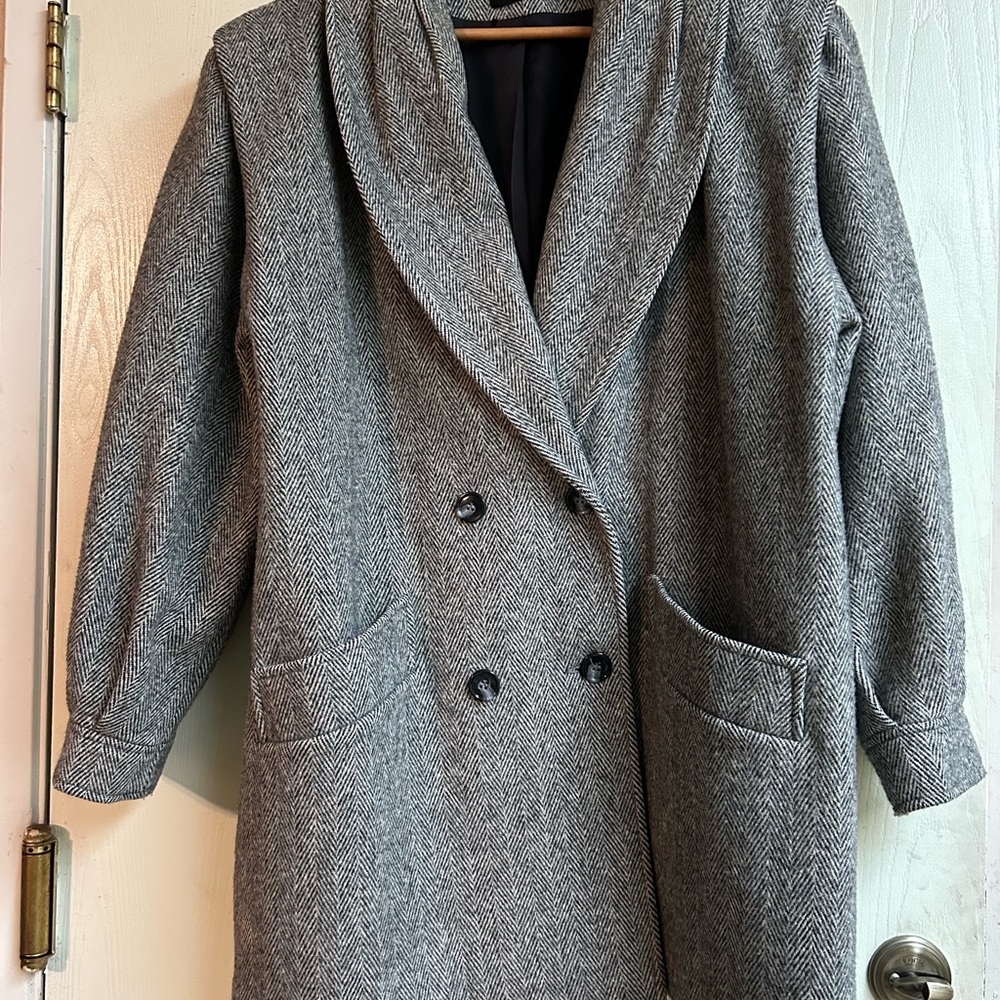 Gray Wool Pea Coat